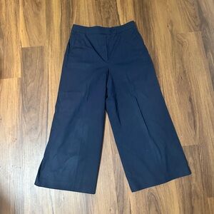 Babaton Midnight Blue Wide-Leg Trousers